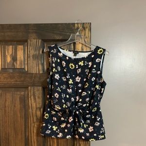 Ann Taylor Tie Front Sleeveless Top - set of 3